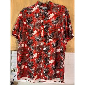 Dixxon Snap-On Tools Shirt Mens 2XL Red New Limited Edition Tropical Floral Logo